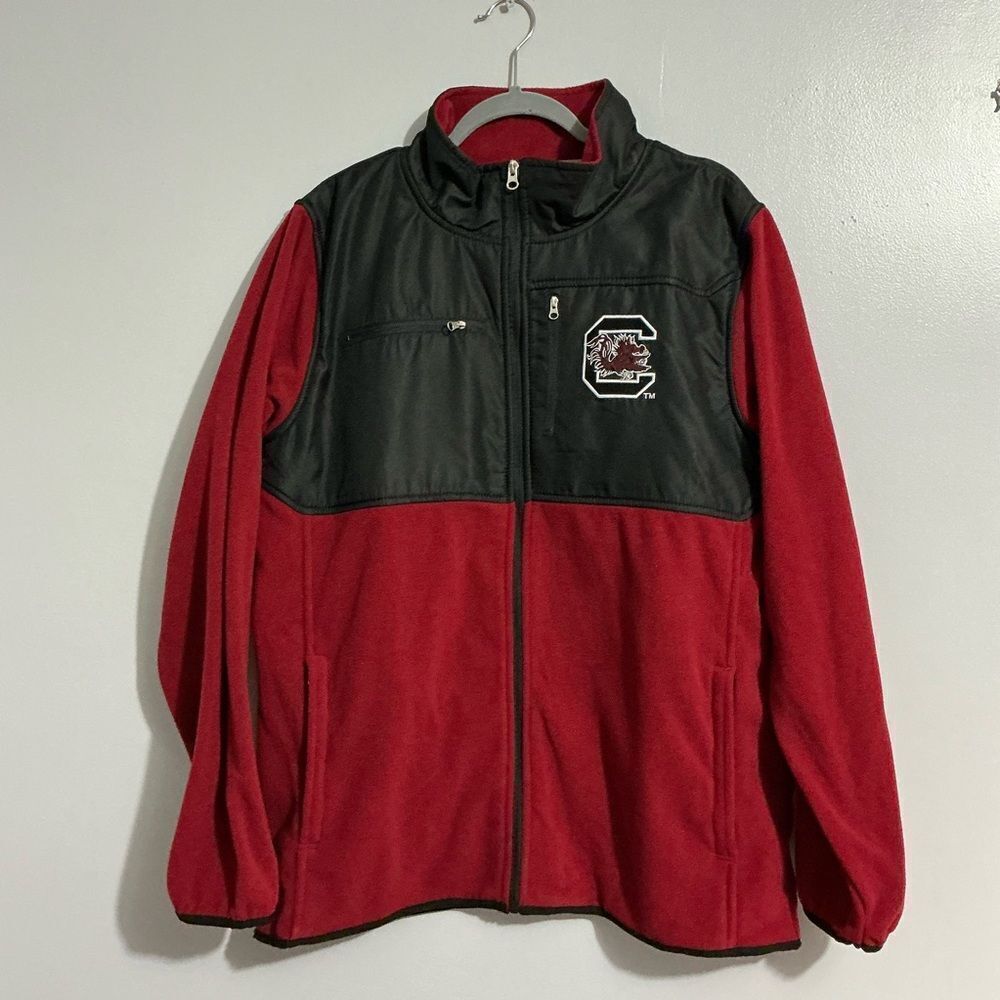 Genuine Stuff university of South Carolina gamecocks zip up jacket size L